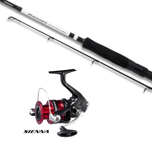 Shimano Sienna C3000 FG Reel + Shimano Vengeance CX Rod